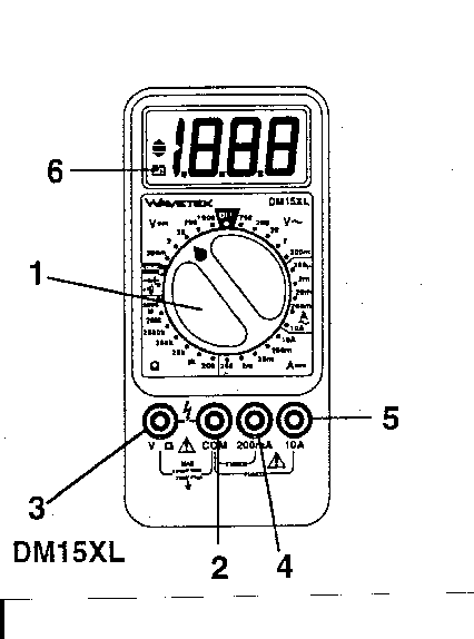 Multimeter Illustration. Also Known As A Volt/ohm Meter Used To