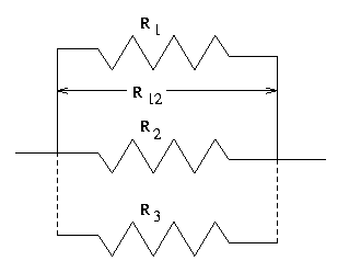 Three resistors in parallel