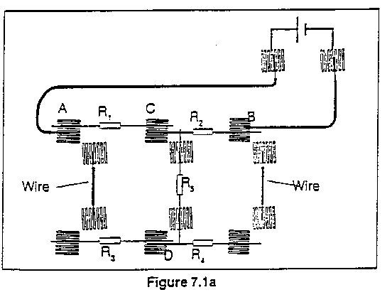 Picture of circuit for Kirchhoff's Laws