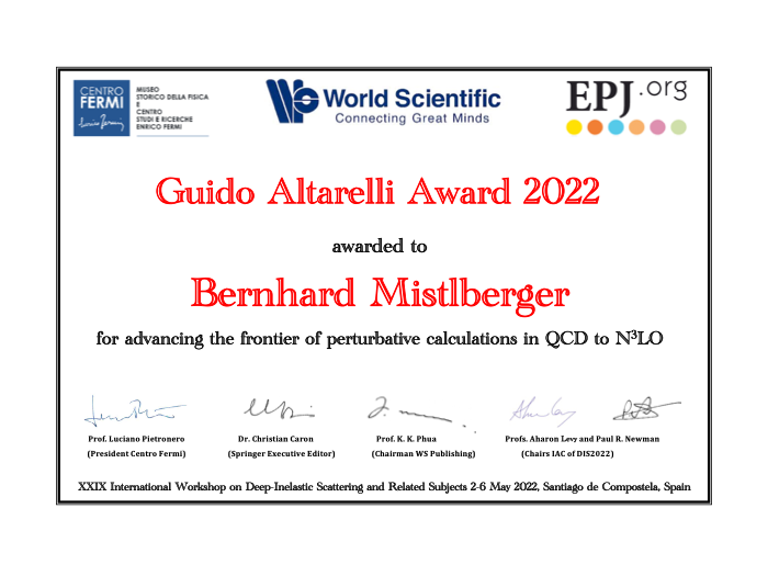 Theory 2022 Award