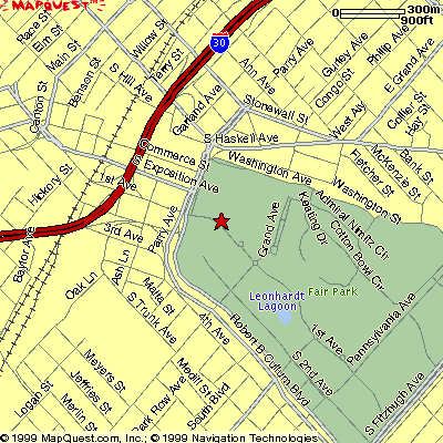 Map of Fair Park - Click to interact